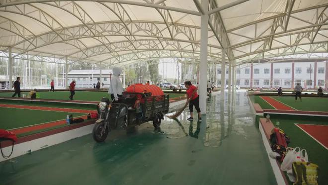 2024年美丽中国·全国门球大赛（沙雅站）赛事准备工作有序进行(图2)