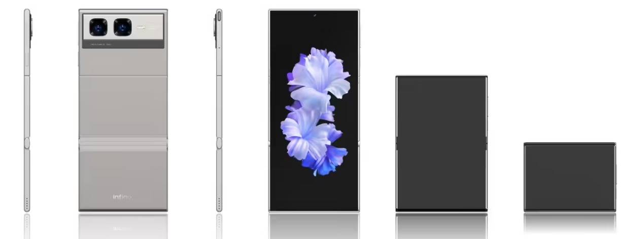 传音Infinix新突破！ZERO系列迷你三折叠手机纵向折叠更便携？(图2)